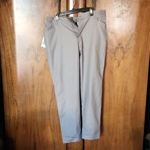 Gray Adidas 5 Pocket Performance Golf Pants, size 36